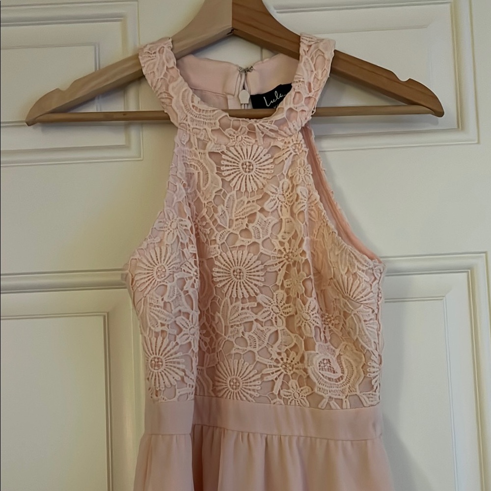 Lulu’s XS Women’s Pink Lace Dress